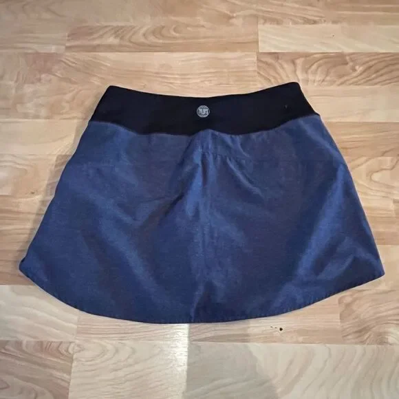 Women's Tyler's Grey & Black Athletic Skirt Skort - Picture 6 of 7